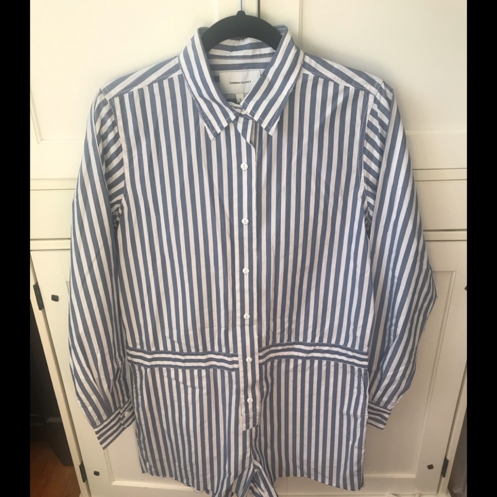 Current/Elliot Striped Romper
